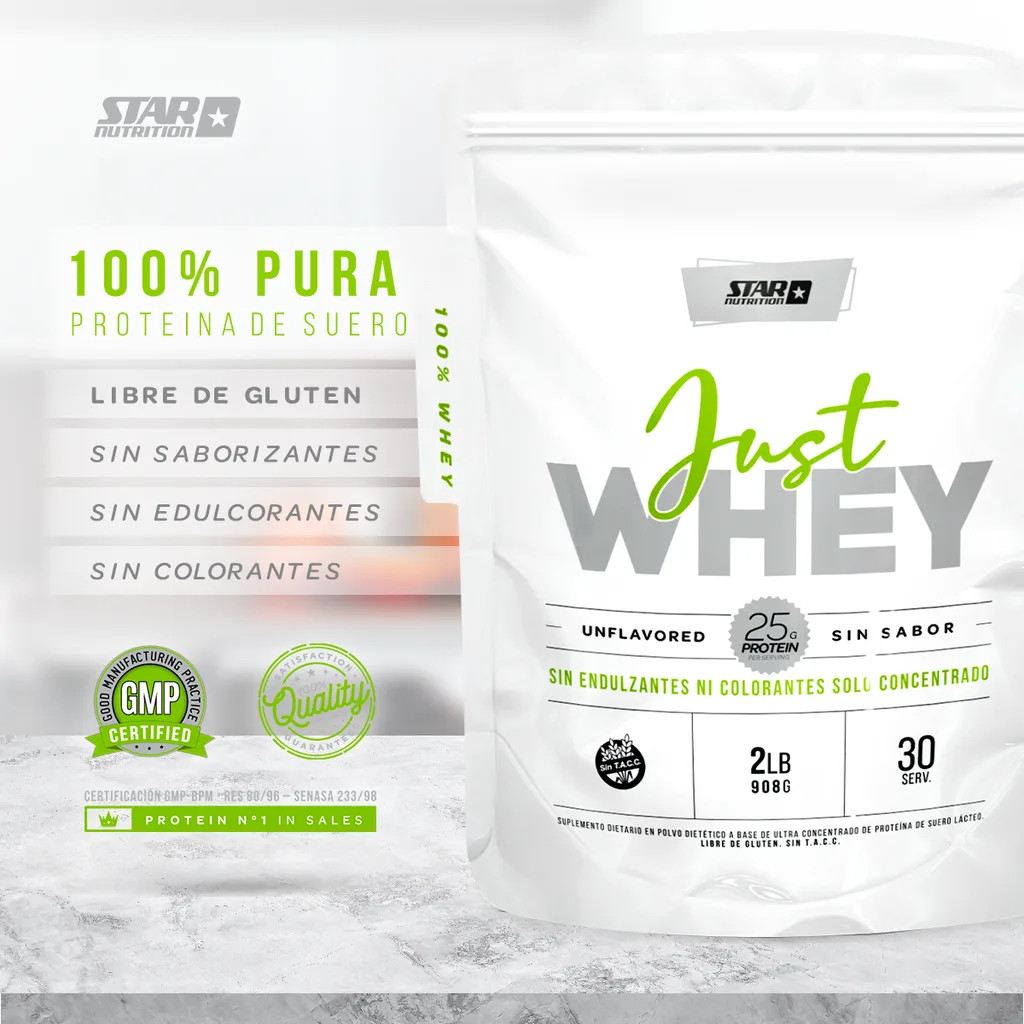Just Whey Sin Sabor - 2 Lb