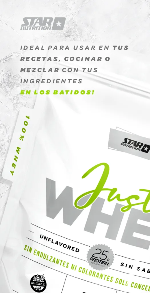 Just Whey Sin Sabor - 2 Lb 4