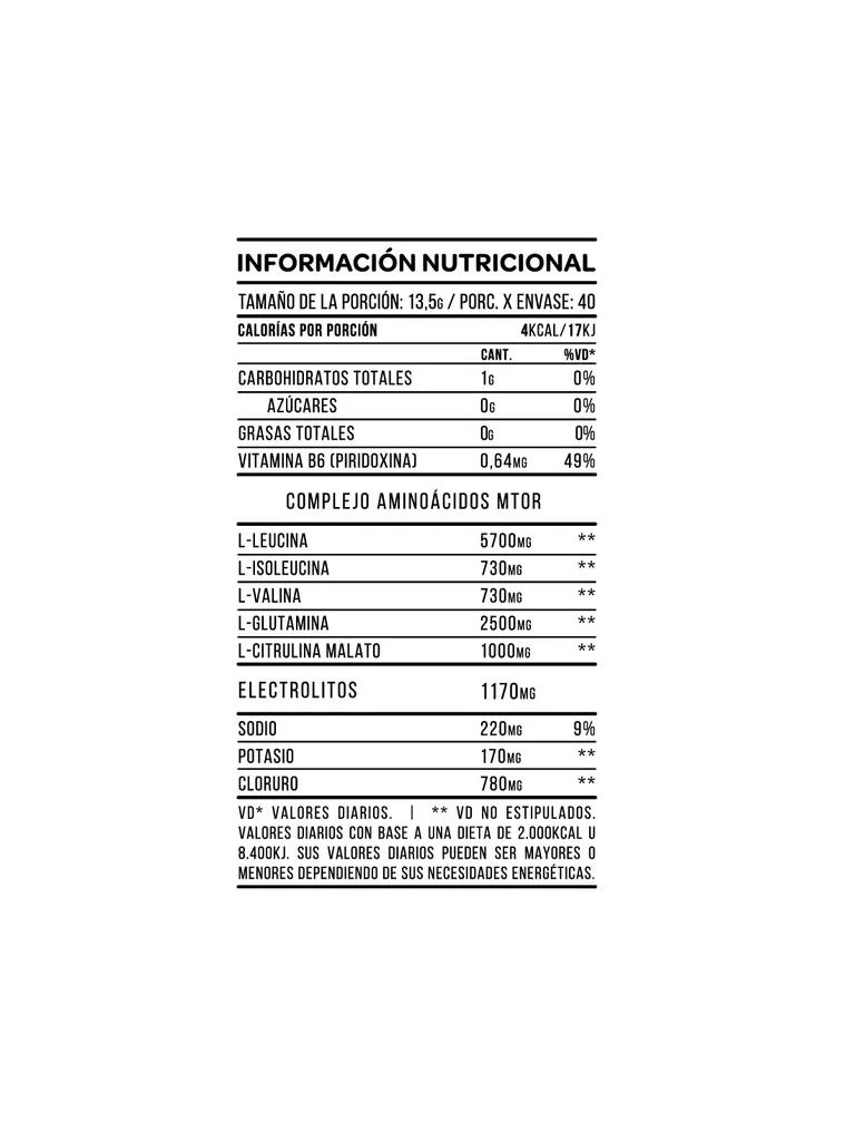 Mtor BCAA 270 Gr 7