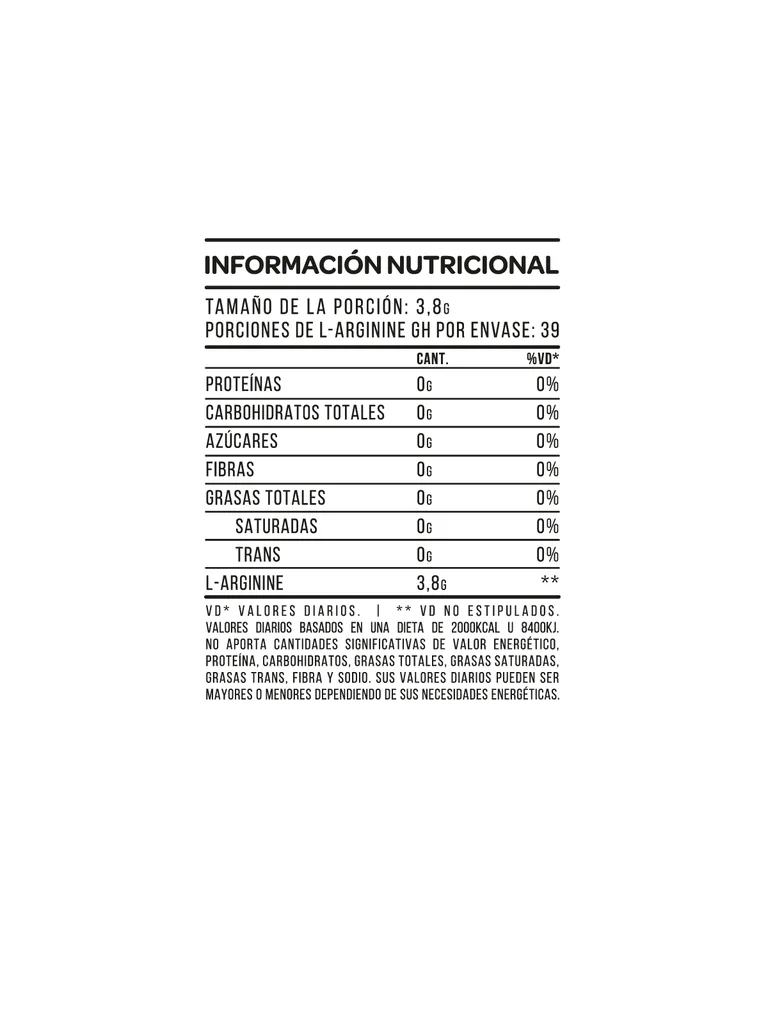 L-Arginina GH - 150 Gr