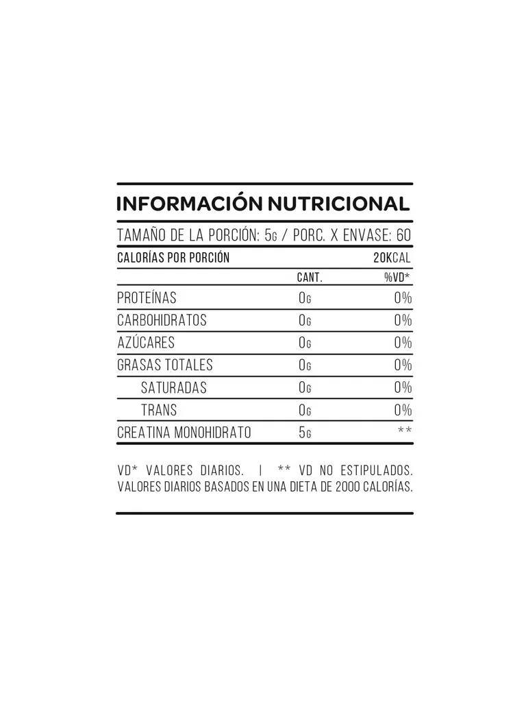 Creatina Monohidrato 300g en Pote 3