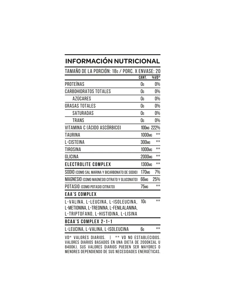 EAA´s Essential Aminos - 360 Gr 4