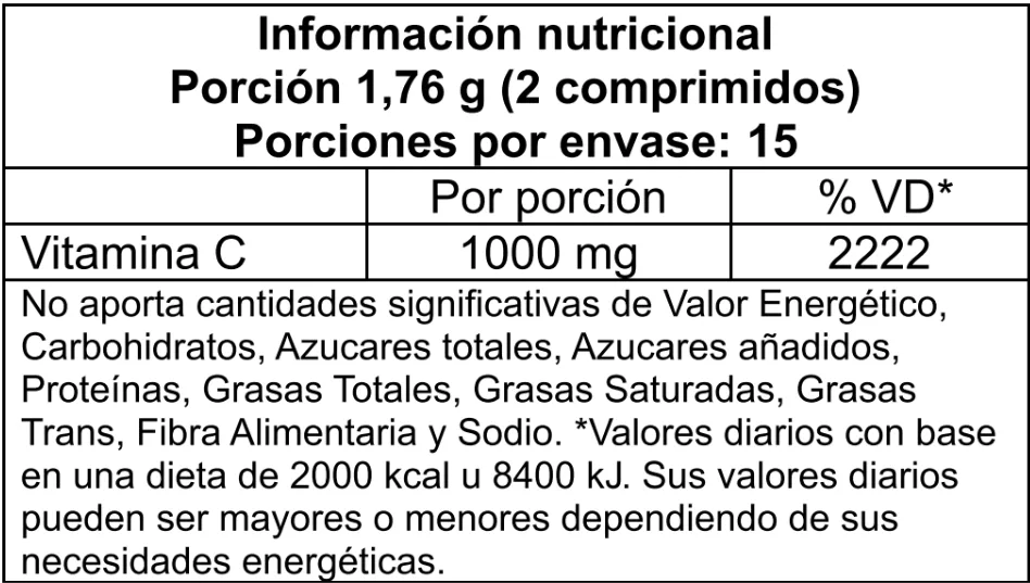 Vitatech Vitamina C 500