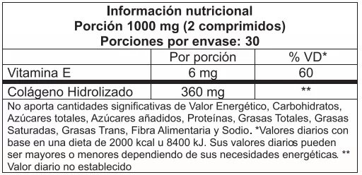 Vitatech Colageno Hidrolizado x 60 Comprimidos