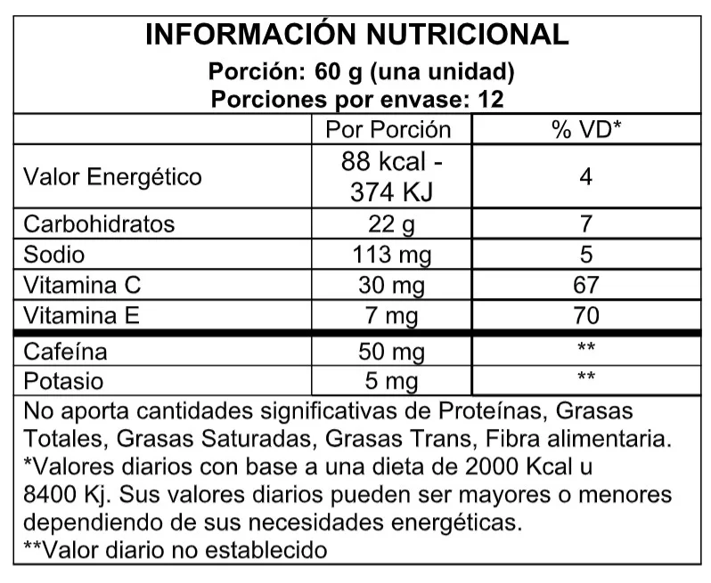 Liquid Energy Gel Con Cafeína Ultra Tech – caja x 12 geles 3