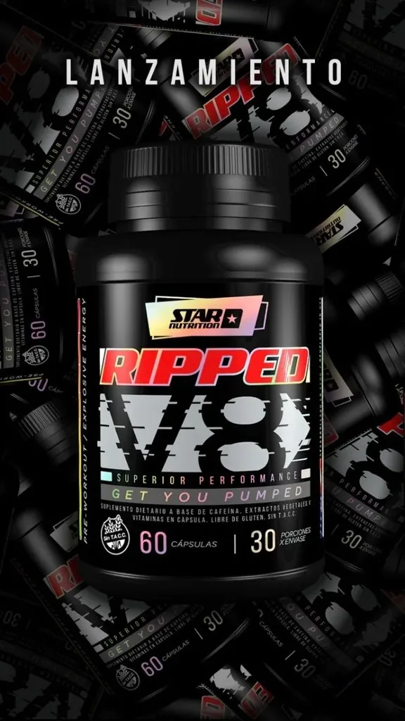Ripped V8 Quemador - 60 Cápsulas
