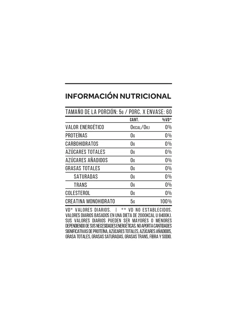 Creatina Monohidrato 300g Doypack Sabor Frutos Rojos 4