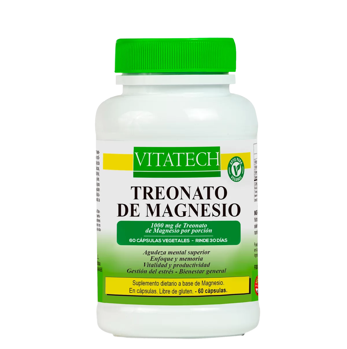 Vitatech Treonato de magnesio x 60 caps