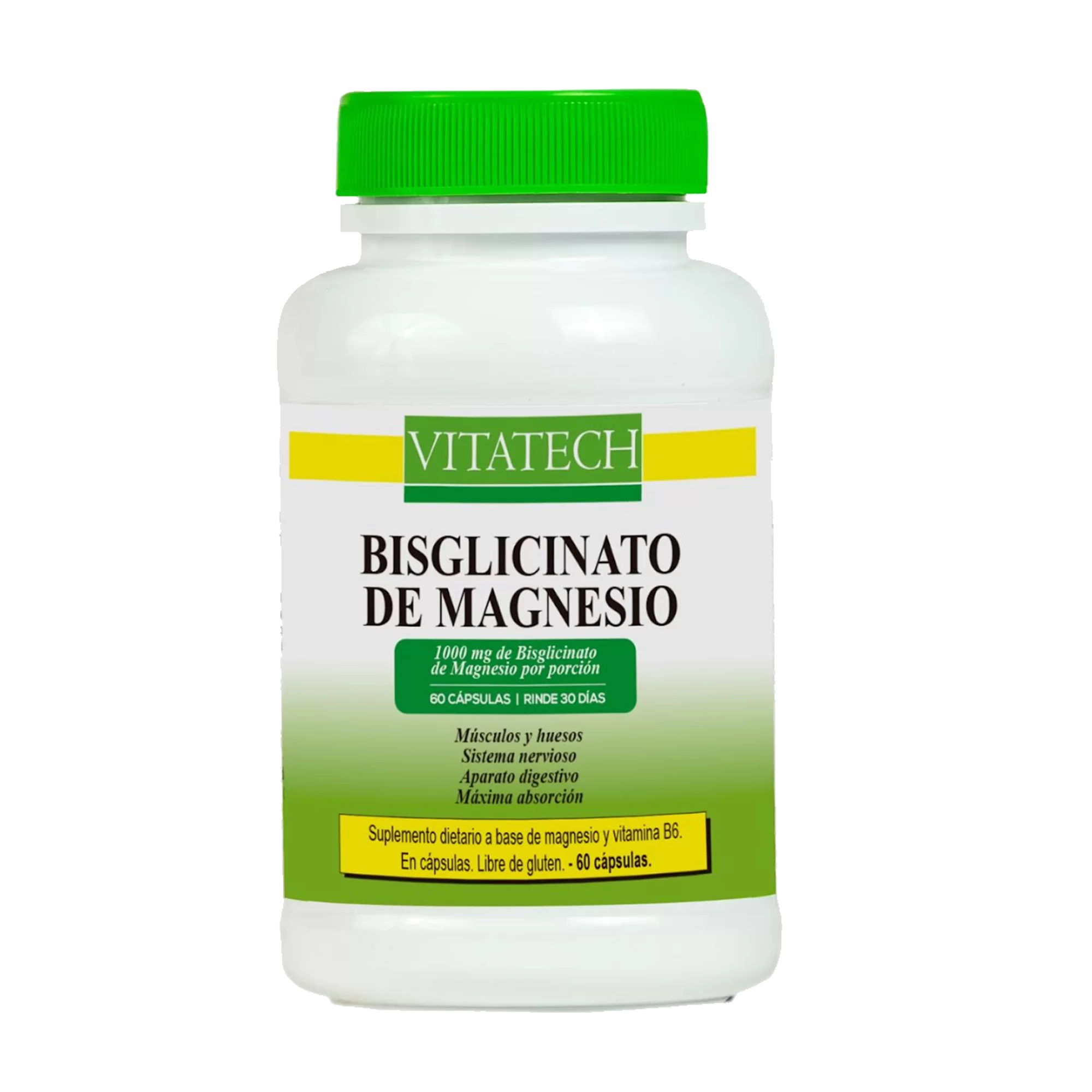 Vitatech Bisglicinato de Magnesio x 60 cápsulas