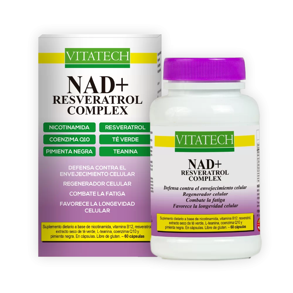 Vitatech NAD+ Resveratrol Complex x 60 cápsulas
