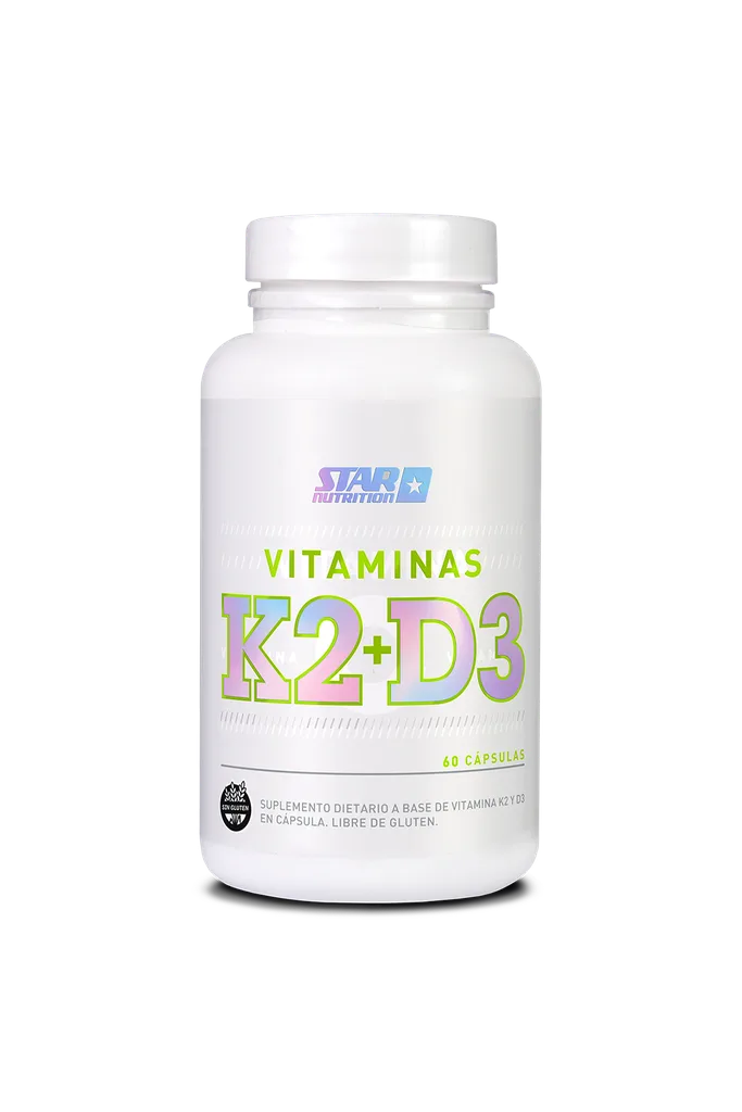 Vitaminas K2+D3 - 60 Cápsulas