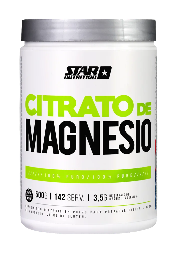 Citrato de Magnesio Sin Sabor - Polvo 500 Gr