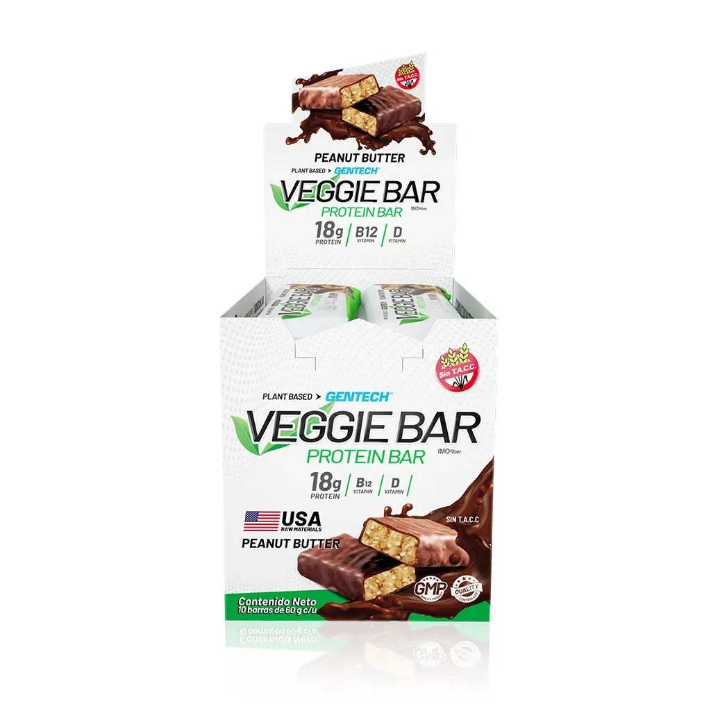 Veggie Bar Plant Based x 10 Unidades