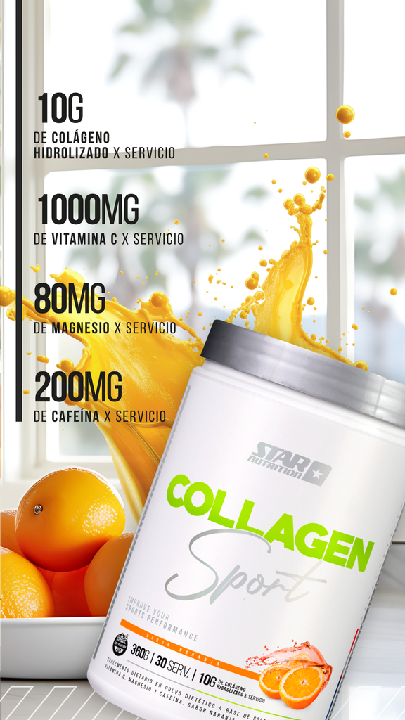 Collagen SPORT Naranja 360 Gr en polvo 2