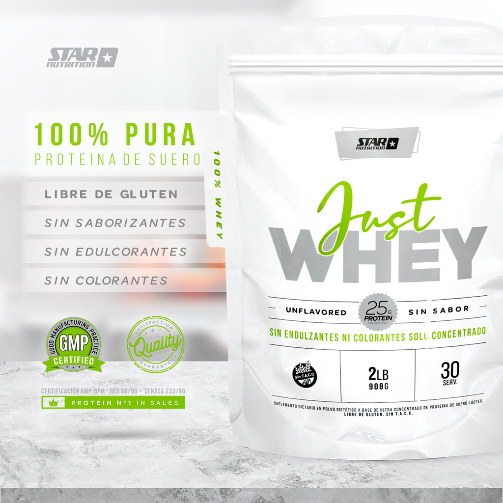 Just Whey Sin Sabor - 2 Lb 2