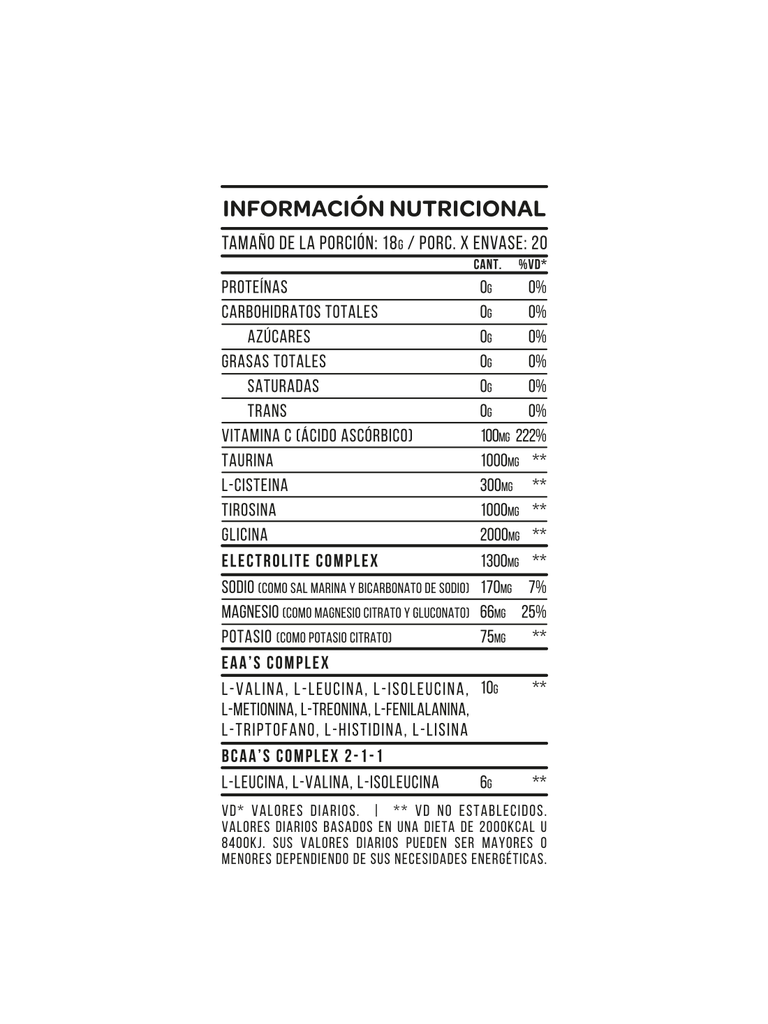 EAA´s Essential Aminos - 360 Gr 4