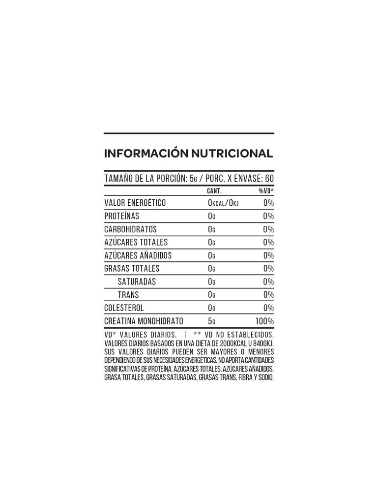 Creatina Monohidrato 300g Doypack Sabor Frutos Rojos 4