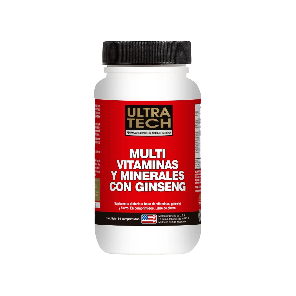 Multi Vitaminas y Minerales con Ginseng
